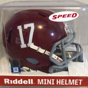 Alabama Crimson Tide #17 Riddell Speed Mini Helmet NIB